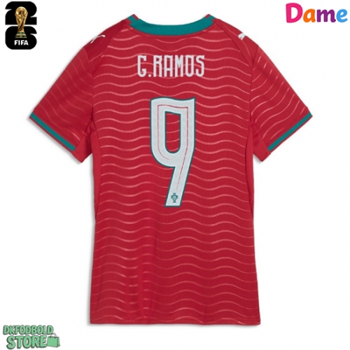 Portugal Goncalo Ramos #9 Replika Hjemmebanetrøje Dame VM 2026 Kortærmet